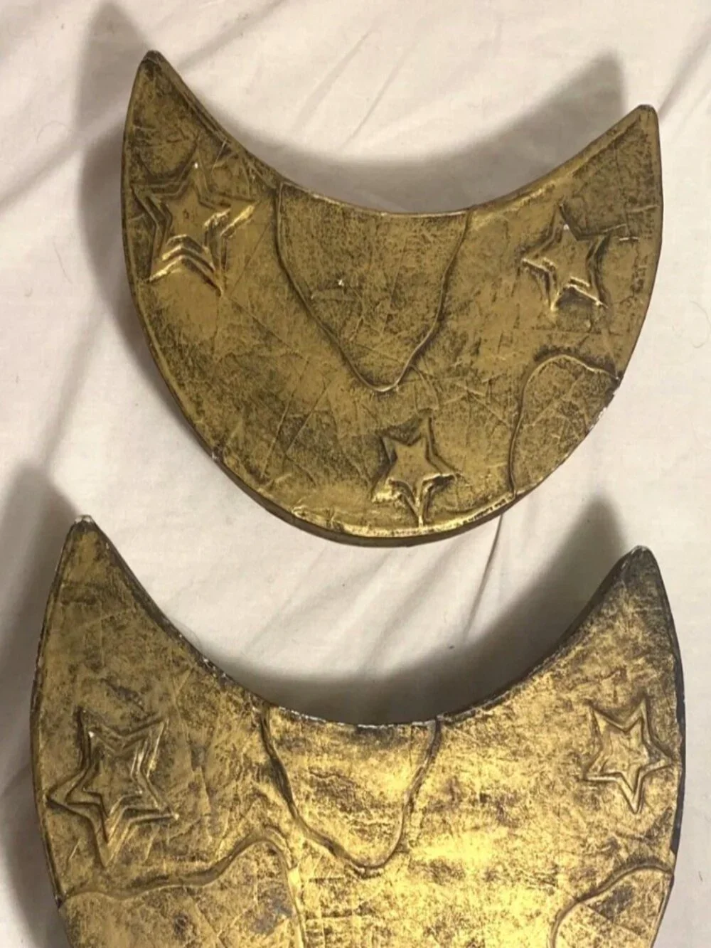 Gold Painted Crescent Moon & Stars Decorative Nesting Boxes Pier 1 Paper Mache